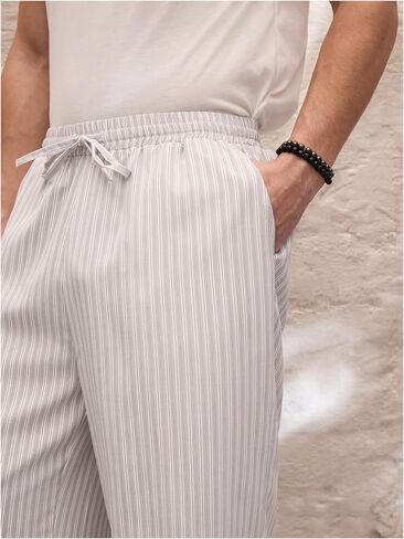 Oyoangle Men Print Print Carphring Pants خفيفة الوزن الشاطئ يوجا بنطلون سراويل in Saudi Arabia