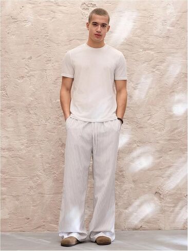 Oyoangle Men Print Print Carphring Pants خفيفة الوزن الشاطئ يوجا بنطلون سراويل in Saudi Arabia