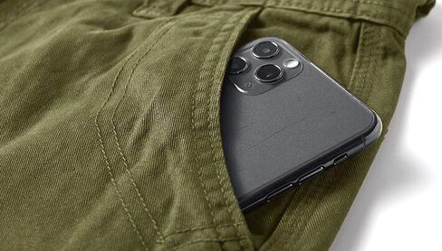 Men's Active Normal Waist Loose Multi-Pocket Versatile Work Twill Cargo Shorts in Saudi Arabia