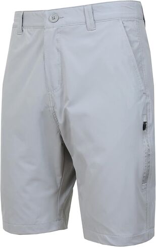 Men’s 6-Pocket All Motion Stretch Utility Shorts – Modern Fit, Zipper Cargo Pockets, Button Closure (30-42) in Kuwait