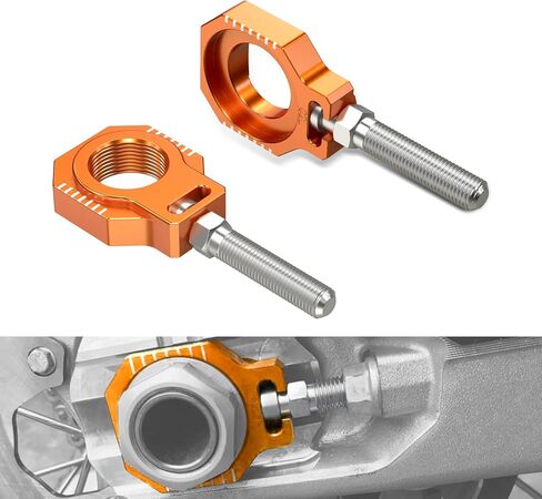 سلسلة محاور التوتر الخلفي تتوافق سلسلة ضباط سلسلة متوافقة مع KTM 125-450 SX SX-F XC XC-F 2013-2022 250 SXF Factory Edition 2015-2016 450 SXF Factory Edition 2015-2016 ، انظر الملاءمة in Saudi Arabia