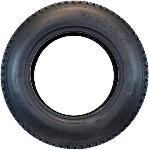 eCustomrim Trailer Tire On Rim ST175/80D13 175/80 D 13 Load B 5 Lug White Spoke Wheel - 2 Year Warranty w/Free Roadside in Saudi Arabia