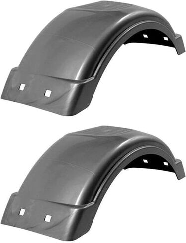 مجموعة من اثنين من محور واحد مقطورة 8 "-12" عجلات أعلى خطوة التنورة قارب الفضة 008561x2 132-5411 in Saudi Arabia
