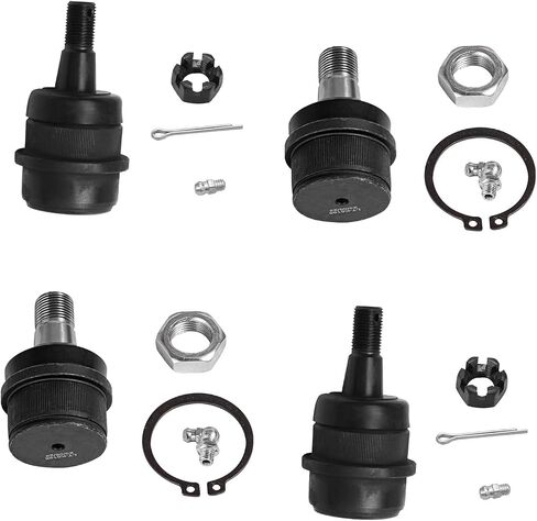 Detroit Axle - 4WD Front 13PC KIT FOR 1998-1999 DODGE RAM 1500 2500 ، 4 TIE RODS 4 Ball Noftions 2 Sway Bars 2 Adjusting Sleeves 1 Track Bar Barmy in Saudi Arabia