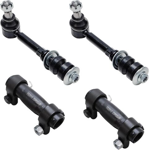 Detroit Axle - 4WD Front 13PC KIT FOR 1998-1999 DODGE RAM 1500 2500 ، 4 TIE RODS 4 Ball Noftions 2 Sway Bars 2 Adjusting Sleeves 1 Track Bar Barmy in Saudi Arabia