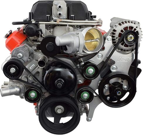 ICT Billet LS Truck LSA Supercharger Swap 6 rib Alternator and Power Steering Bracket Kit 551787A-3 in Saudi Arabia