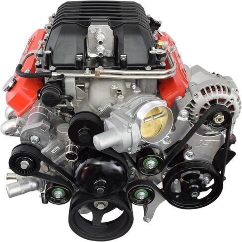 ICT Billet LS Truck LSA Supercharger Swap 6 rib Alternator and Power Steering Bracket Kit 551787A-3 in Saudi Arabia