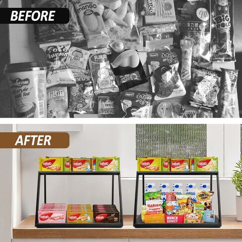 3 Tier Snack Retail Display Rack, Metal Candy Display Rack, Snack Organizer Stand for Countertop, Chip Milk Holder for Stores, Cupcake Display Stand in Saudi Arabia