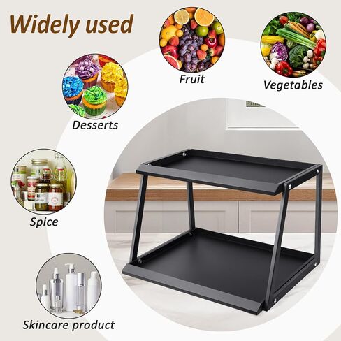 3 Tier Snack Retail Display Rack, Metal Candy Display Rack, Snack Organizer Stand for Countertop, Chip Milk Holder for Stores, Cupcake Display Stand in Saudi Arabia