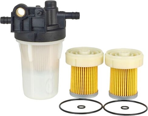 مجموعة مرشح الوقود و 2 مرشح 6A320-58862 6A320-59930 متوافق مع Kubota B L M Series B2320 B2410 B2710 L2800 L3400 RTV-X1100CR RTV-X900G RTV900W B2920 B3000 L2501 L3200 B7510 B7510 in Saudi Arabia