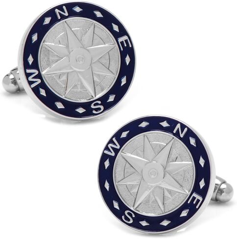 Cufflinks ، Inc. Blue Compass Cufflinks in Kuwait