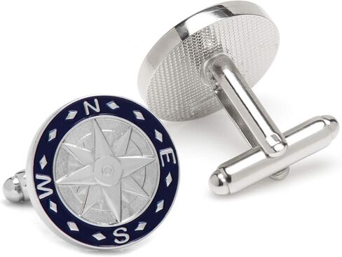 Cufflinks ، Inc. Blue Compass Cufflinks in Kuwait