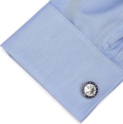 Cufflinks ، Inc. Blue Compass Cufflinks in Kuwait