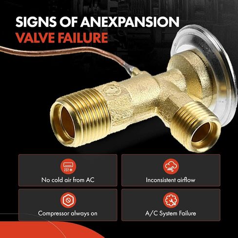 A-Premium A/C Expansion Valve Compatible with Hyundai Elantra 1992-1995, Mazda RX-7 1982-1985, 323 1986-1990, Mitsubishi Mirage & More in Saudi Arabia