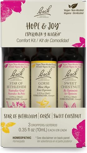 Bach Original Flower Remedies, Clarity of Mind Kit, For Focus and Mindfulness, Natural Homeopathic Flower Essence, Holistic Wellness, Vegan, 3 x 20mL Droppers in Saudi Arabia