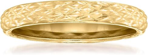 Ross-Simons 18kt Yellow Gold Quilted Ring in Saudi Arabia