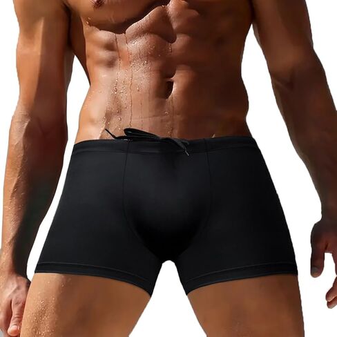 Men’s Swim Jammers Quick-Dry Athletic Swim Shorts Square Leg Competitive Training Swimwear in Saudi Arabia
