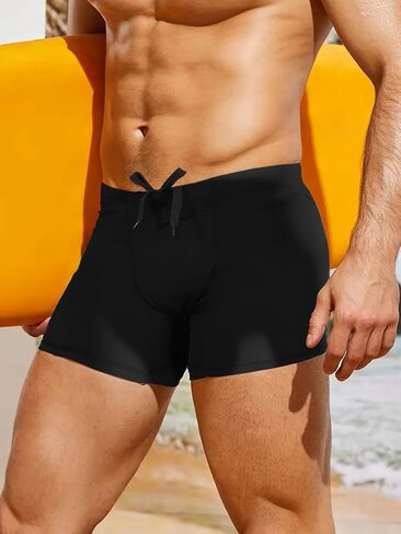 Men’s Swim Jammers Quick-Dry Athletic Swim Shorts Square Leg Competitive Training Swimwear in Saudi Arabia