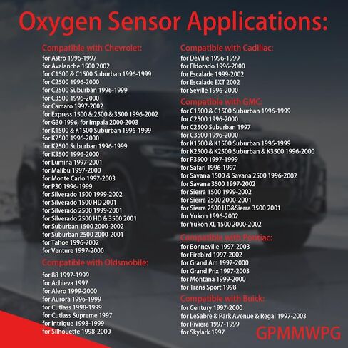 2PCS O2 Sensor 234-4018, 02 Sensor Upstream Downstream, Automotive Replacement Oxygen Sensor for C1500 for K1500 for Express for Silverado for Suburban for Savana for Sierra for Yukon in Saudi Arabia