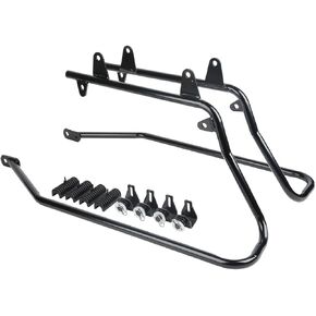 TCT-Motorparts Guard Saddlebag Rails شريط الدعم الخلفي مناسب لـ Harley Heritage Softail Classic 2000-2017 FLST FLSTC ؛ 2000-2005 FXST FXSTB FXSTS Models Chrome 2016 2015 2014 in Saudi Arabia