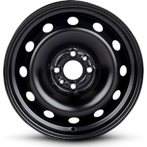 For 2012-2019 Fiat 500 15 Inch Painted Black Rim - OE Direct Replacement - Road Ready Car Wheel in Kuwait