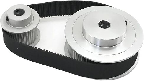 Timing Pulley GT2 2M 80 Teeth 40 Teeth Aperture 8mm/12mm Width 15mm Reduction Ratio 1:2 Tensioning Wheel Synchronous 3D Printer(40T-B5-W15,400MM_80T-B10-W15) in Saudi Arabia