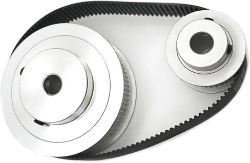Timing Pulley GT2 2M 80 Teeth 40 Teeth Aperture 8mm/12mm Width 15mm Reduction Ratio 1:2 Tensioning Wheel Synchronous 3D Printer(40T-B5-W15,400MM_80T-B10-W15) in Saudi Arabia