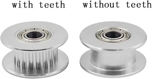 GT2 Idler Pulley 20teeth 16tooth Wheel Bore3/5mm مع تحمل عرض حزام توقيت 2GT 6/10 مم للطابعات ثلاثية الأبعاد (20T W6 B5 مع T ، 20pcs) in Saudi Arabia