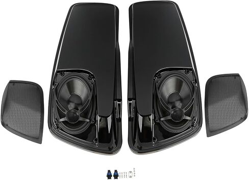 XMT-MOTO Hard Saddlebag Lids W/ 5"X7" Speakers fits for Harley Touring FLT, FLHT, FLHTCU, FLHRC, Road King, Road Glide, Street Glide, Electra Glide, Ultra-Classic 2014-LATER in Saudi Arabia