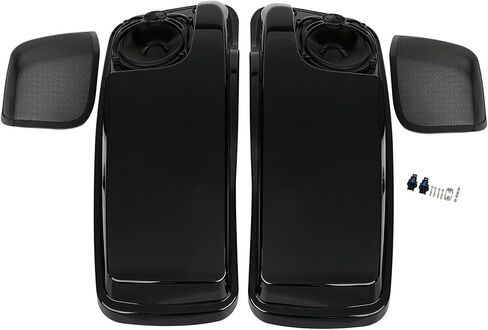 XMT-MOTO Hard Saddlebag Lids W/ 5"X7" Speakers fits for Harley Touring FLT, FLHT, FLHTCU, FLHRC, Road King, Road Glide, Street Glide, Electra Glide, Ultra-Classic 2014-LATER in Saudi Arabia