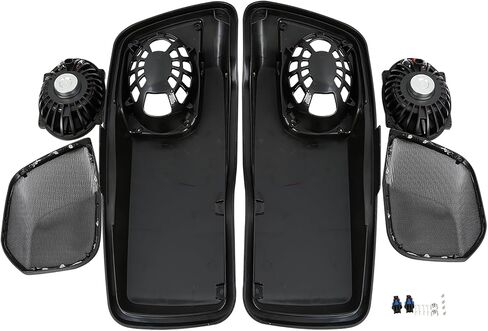 XMT-MOTO Hard Saddlebag Lids W/ 5"X7" Speakers fits for Harley Touring FLT, FLHT, FLHTCU, FLHRC, Road King, Road Glide, Street Glide, Electra Glide, Ultra-Classic 2014-LATER in Saudi Arabia