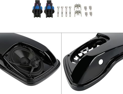 XMT-MOTO Hard Saddlebag Lids W/ 5"X7" Speakers fits for Harley Touring FLT, FLHT, FLHTCU, FLHRC, Road King, Road Glide, Street Glide, Electra Glide, Ultra-Classic 2014-LATER in Saudi Arabia