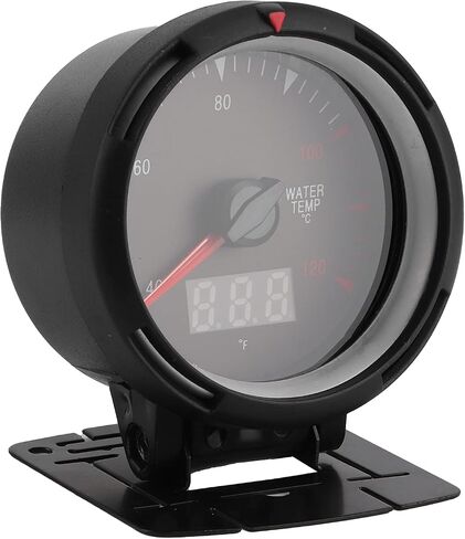 2 5in Temperature Gauge 40 120℃ Temp Meter LCD Display for DC12V Car Temperature GaugeWater Temp MeterLED Display60mm MeterUniversal GaugeCar Gauge Measure Car The in Saudi Arabia