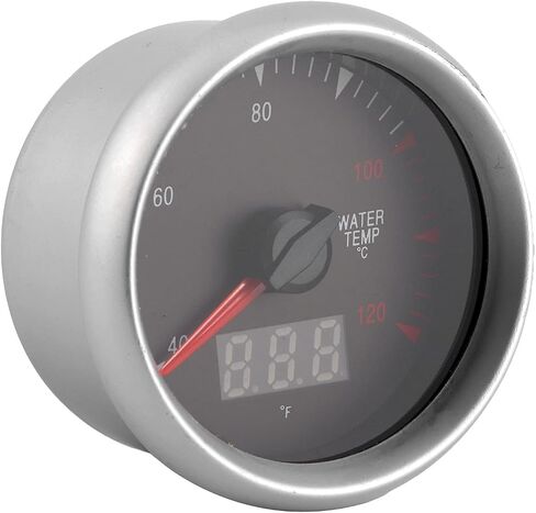2 5in Temperature Gauge 40 120℃ Temp Meter LCD Display for DC12V Car Temperature GaugeWater Temp MeterLED Display60mm MeterUniversal GaugeCar Gauge Measure Car The in Saudi Arabia