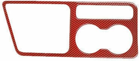 الداخلية الجانبية Red Carbon Console Console Center Center For Dodge for Challenger 2008-2014 901-32032 in Saudi Arabia