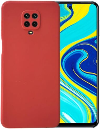 Compatible with Xiaomi Redmi Note 9s or 9 Pro or 9 Pro Max Soft Liquid Silicone Gel Cell Phone Mobile Basic Back Case Cover (Blue Gray) in Kuwait