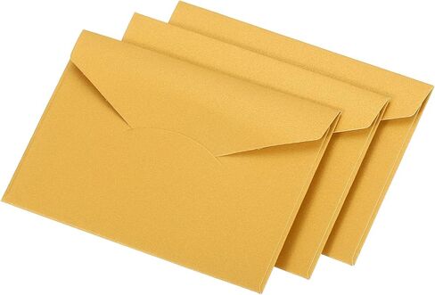 YOKIVE 50 Pack V Flap Invitation Envelopes, Gift Card Envelope | Assorted Color Mailing Envelope, Great for Business Weddings(Silver) in Saudi Arabia