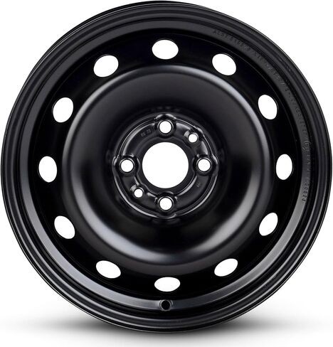 For 2012-2019 Fiat 500 15 Inch Painted Black Rim - OE Direct Replacement - Road Ready Car Wheel in Kuwait