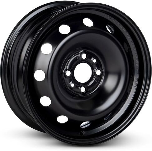 For 2012-2019 Fiat 500 15 Inch Painted Black Rim - OE Direct Replacement - Road Ready Car Wheel in Kuwait