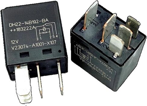 10pcs/Lot Relay V23074-A1001-X107 Automotive Conditioning Fan Relay DH22-14B192-BA in Saudi Arabia