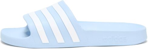 adidas Unisex Adilette Aqua Slide Sandal, Preloved Green/White/Preloved Green, 13 US Men in Saudi Arabia