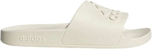 adidas Unisex Adilette Aqua Slide Sandal, Preloved Green/White/Preloved Green, 13 US Men in Saudi Arabia