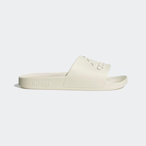 adidas Unisex Adilette Aqua Slide Sandal, Preloved Green/White/Preloved Green, 13 US Men in Saudi Arabia