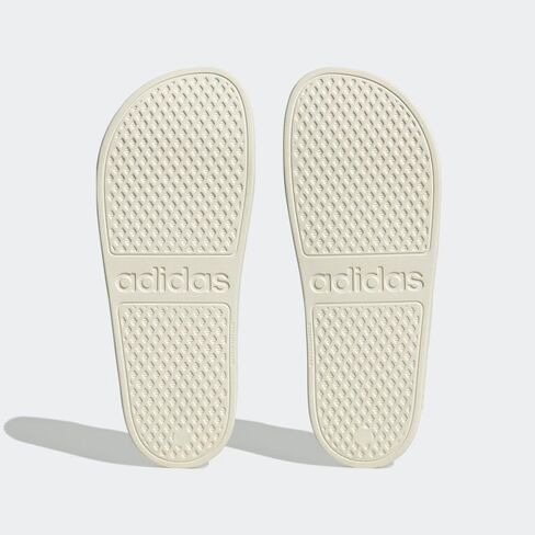 adidas Unisex Adilette Aqua Slide Sandal, Preloved Green/White/Preloved Green, 13 US Men in Saudi Arabia