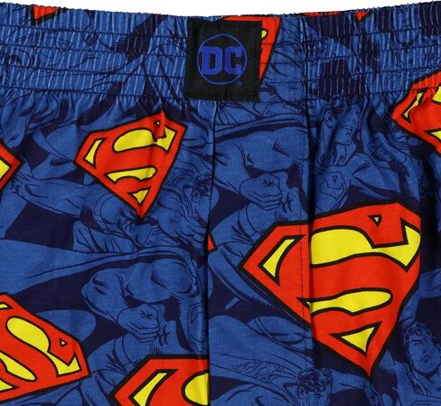 Intimo DC Comics Superman Boxer Shorts Men's Man of Steel S Shield Lounge Lounge Inswear in Saudi Arabia