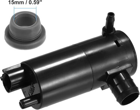 Acropix Windshield Gasher Motor Pump for Nissan Versa 2007-2011 لـ Nissan Rogue 2014-2016-حزمة 1 in Saudi Arabia