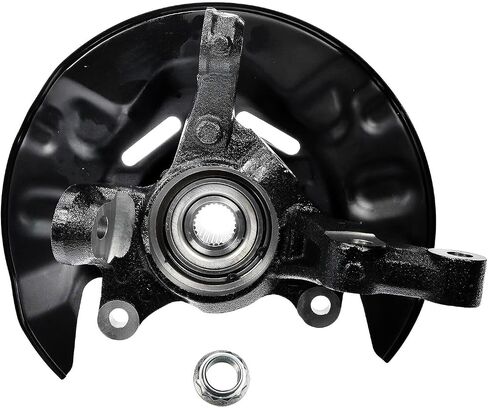 Detroit Axle - Front Steering Knuckles for 2003-2008 Toyota Corolla 2004 2005 2006 2007 2 Steering Knuckles & Wheel Bearing Hubs Assembly Replacement in Saudi Arabia