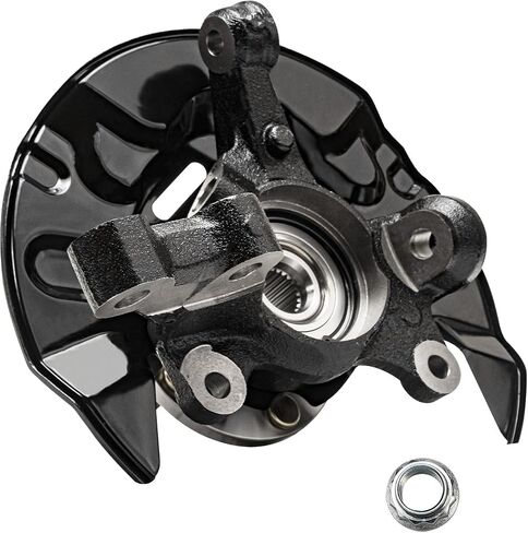 Detroit Axle - Front Steering Knuckles for 2003-2008 Toyota Corolla 2004 2005 2006 2007 2 Steering Knuckles & Wheel Bearing Hubs Assembly Replacement in Saudi Arabia