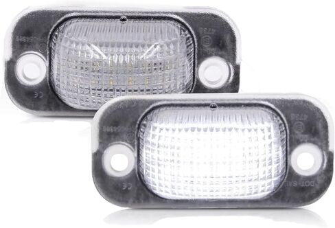 LED License Plate Light Bulb - Rear Tag Light 12V White Compatible with VW Golf II MK2 GTI Mk2 Compatible with Jetta A2 1983-1992 in Saudi Arabia