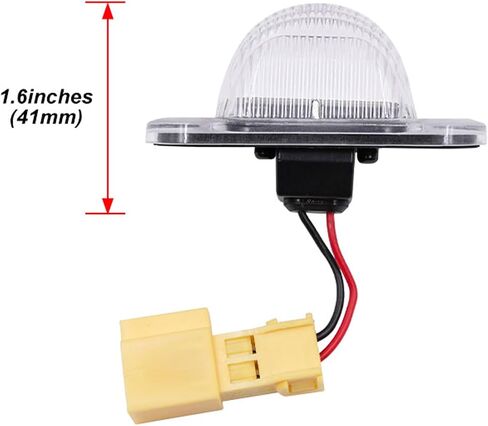 LED License Plate Light Bulb - Rear Tag Light 12V White Compatible with VW Golf II MK2 GTI Mk2 Compatible with Jetta A2 1983-1992 in Saudi Arabia